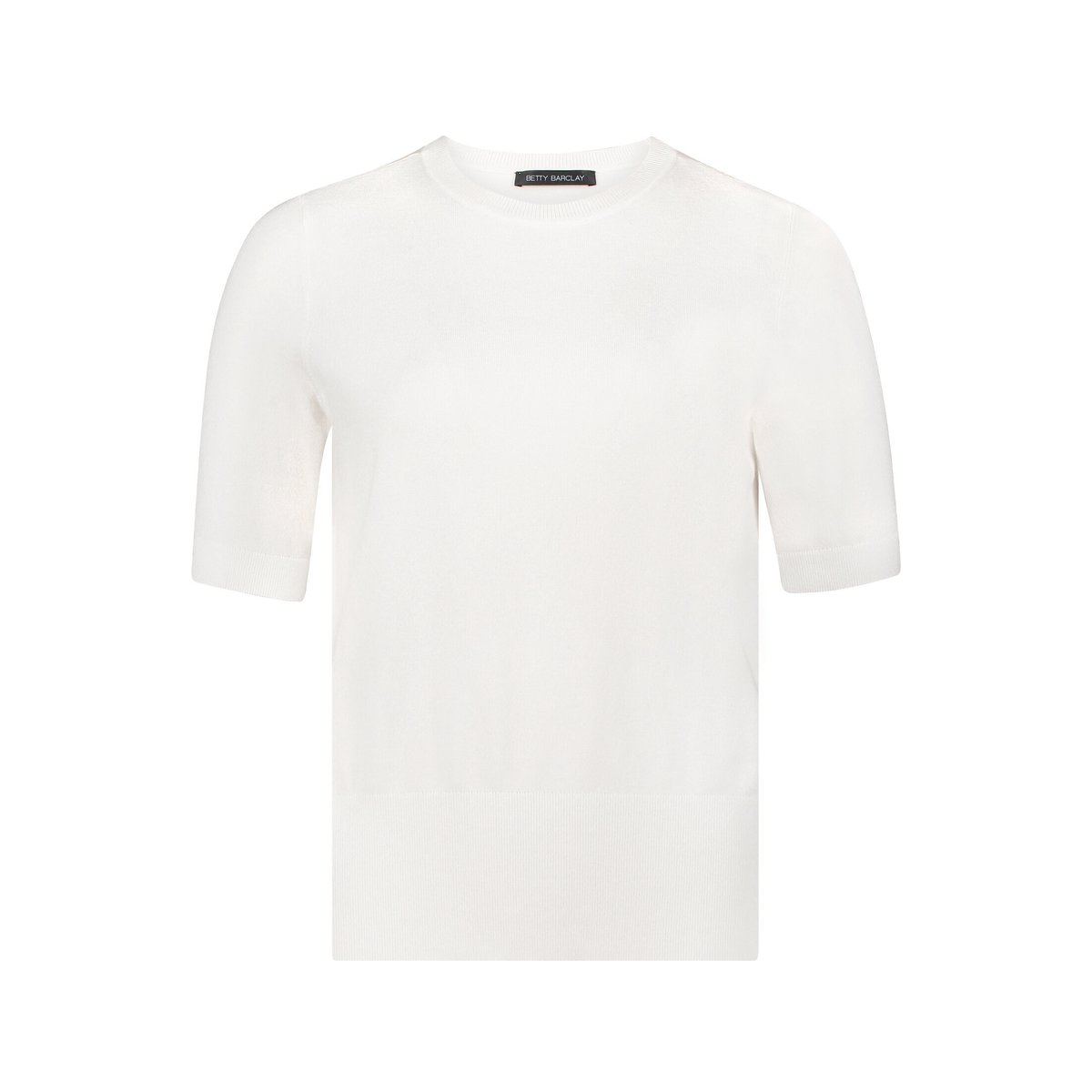 Pull-over basique manches courtes blanc, BETTY BARCLAY