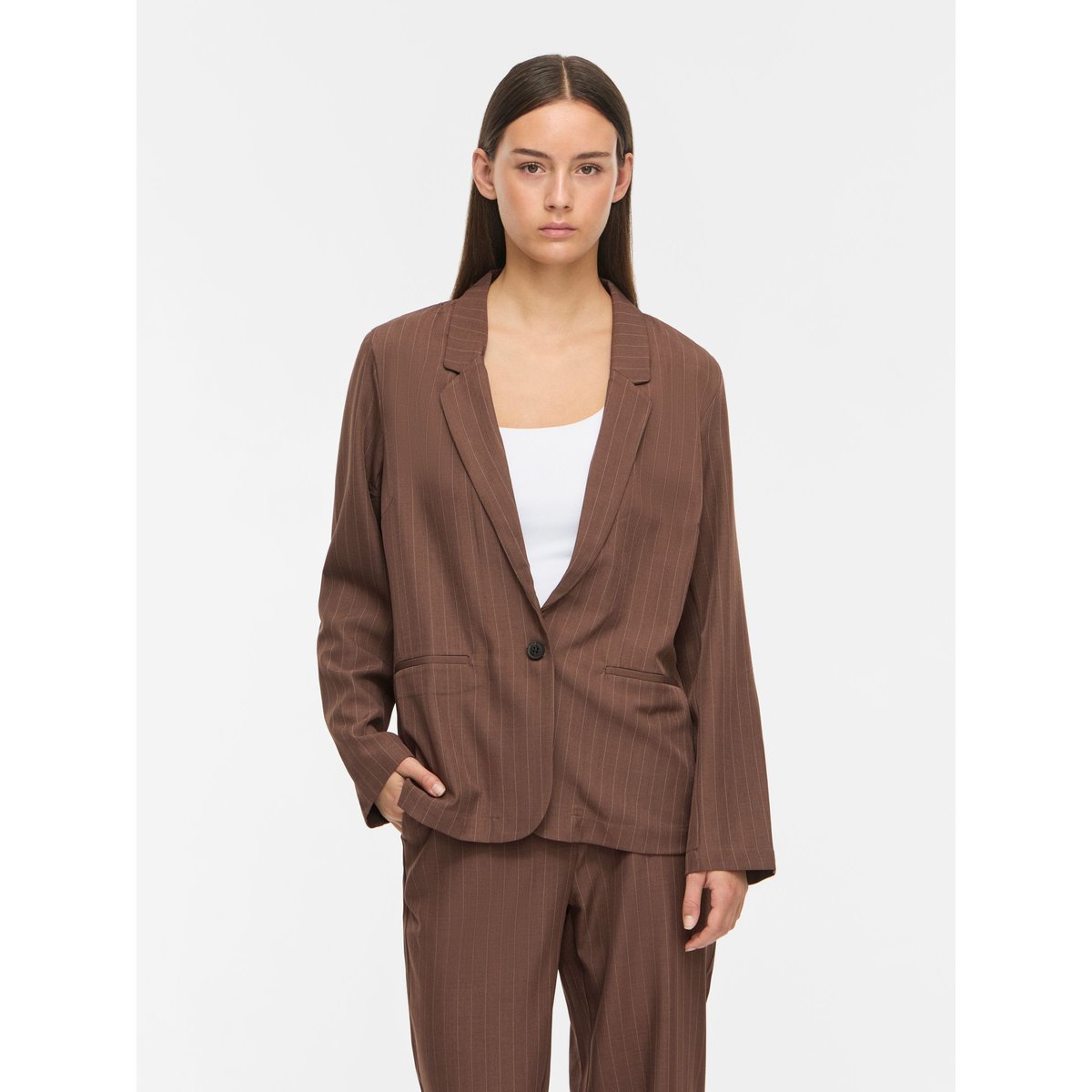 Blazer marron - coffee bean1, VILA