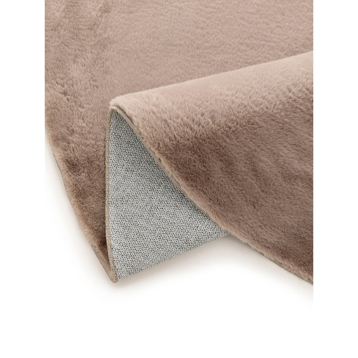 Tapis à poils longs FURRY taupe, BENUTA