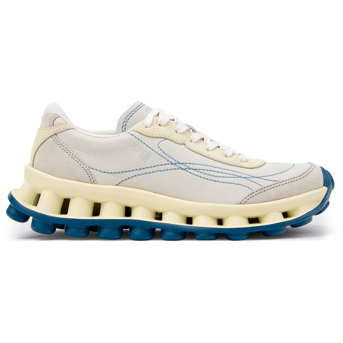 Baskets Pelotissima by Sunnei Smooth Leather blanc naturel 003, CAMPER