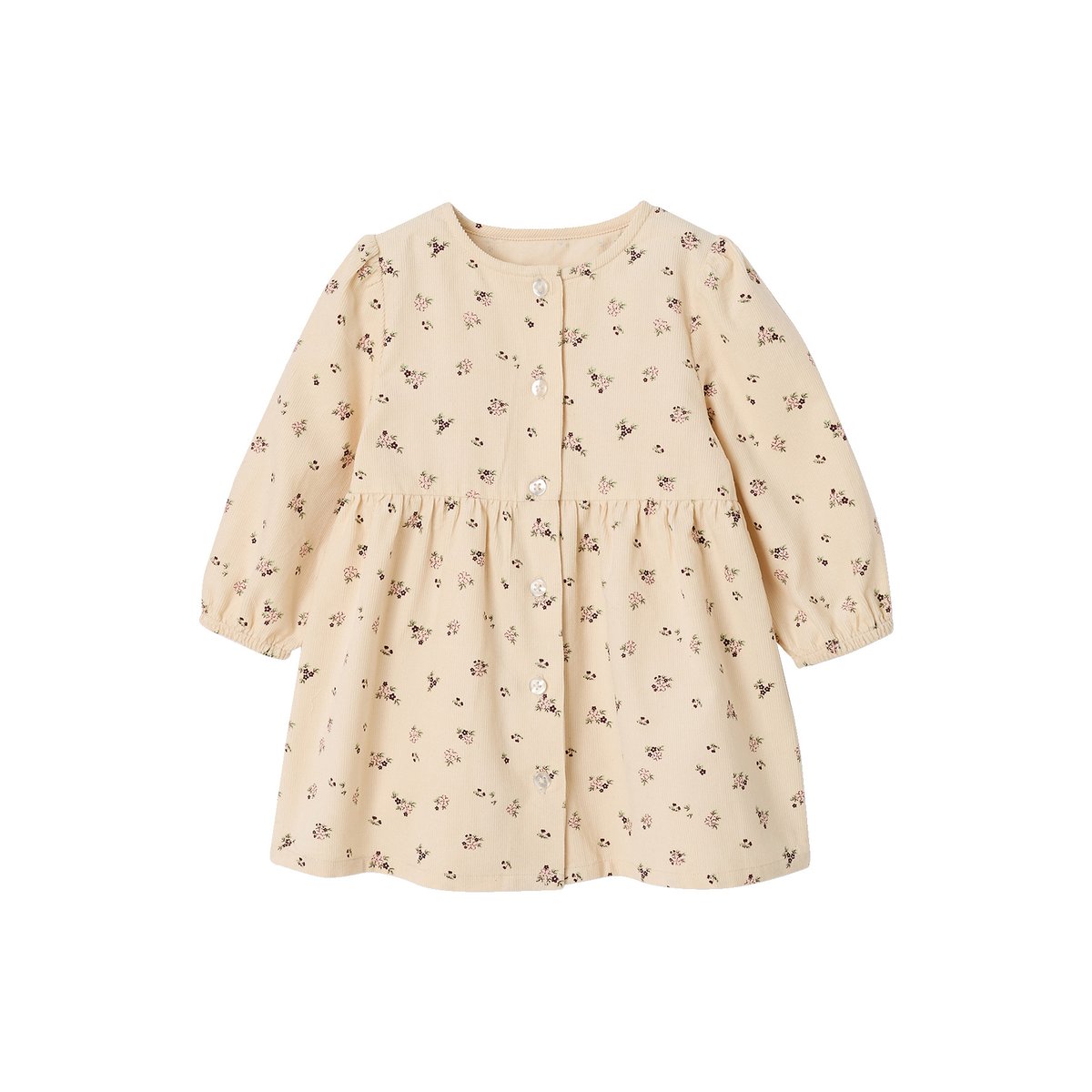 Ensemble robe et pull vanille, VERTBAUDET