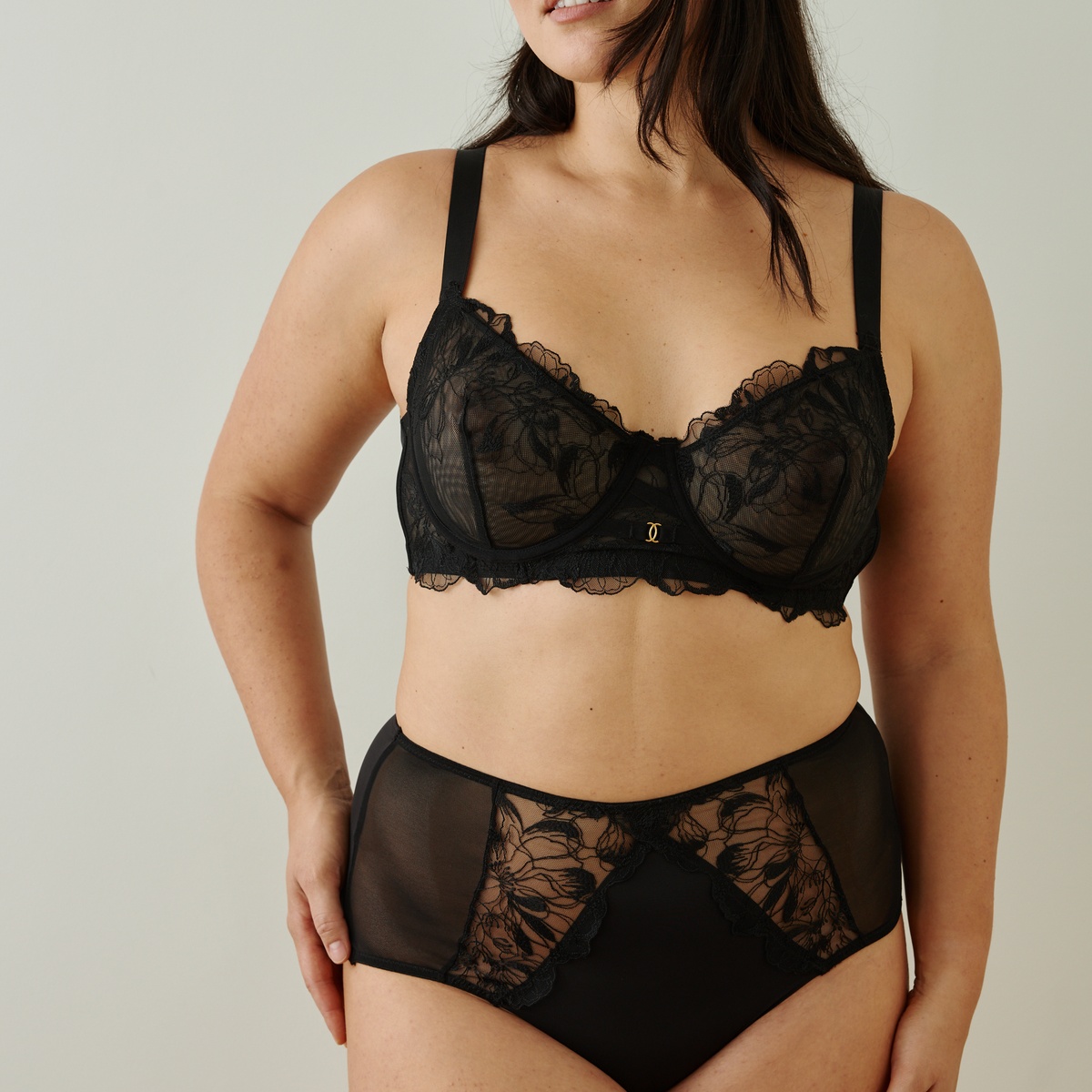 Culotte haute Emy noir, VARIANCE