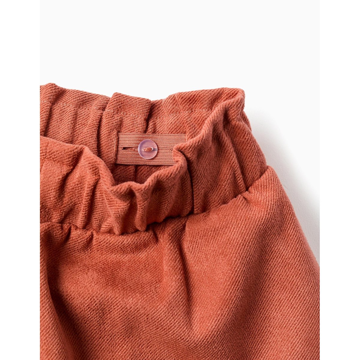 Short en maille interlock avec ceinture intégrée marrón, ZIPPY