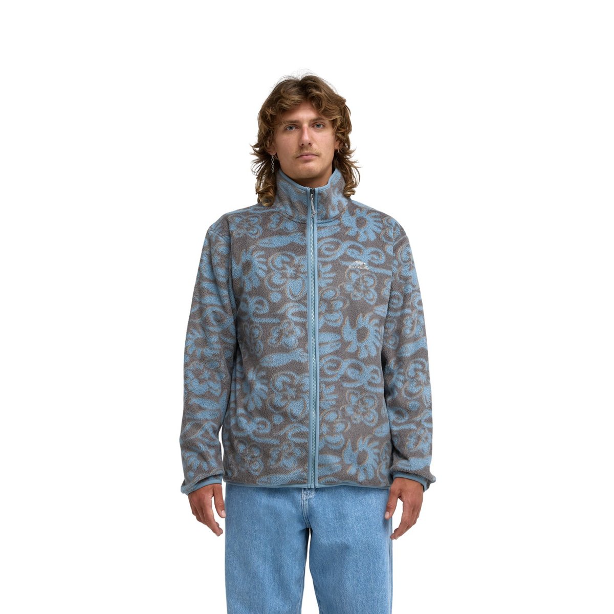 Polaire zippée TY WILLIAMS CARRY ON WARMER bleu blue fog, BILLABONG