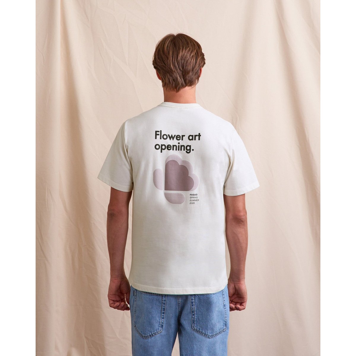 T-shirt MASSOURY écru, FAGUO