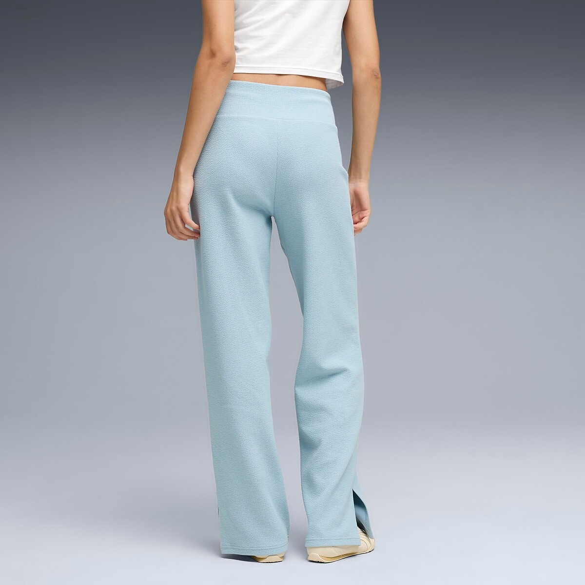 Pantalon large ESSENTIAL ELEVATED bleu ciel, PUMA