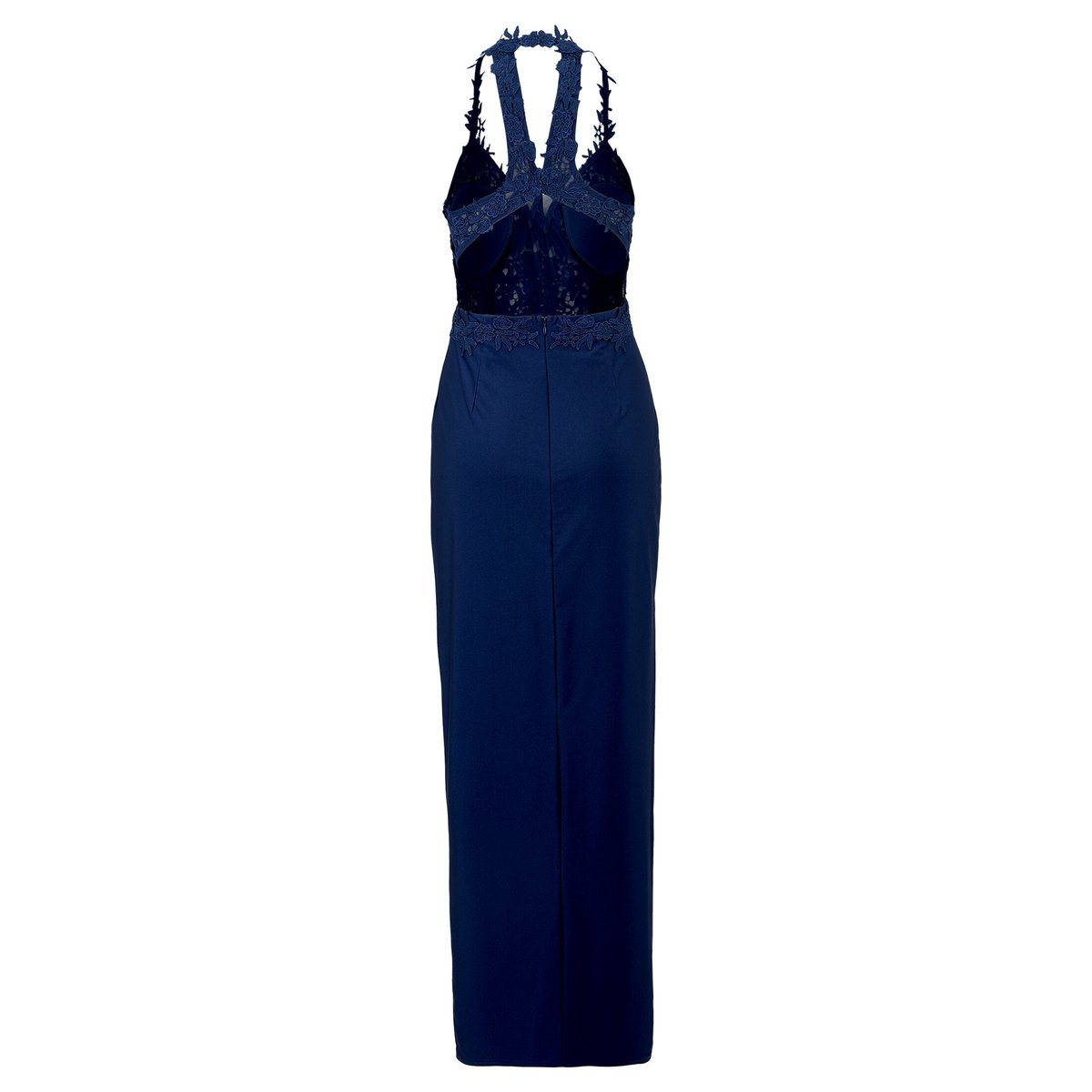 Robe de soirée à strass festival blue, VERA MONT
