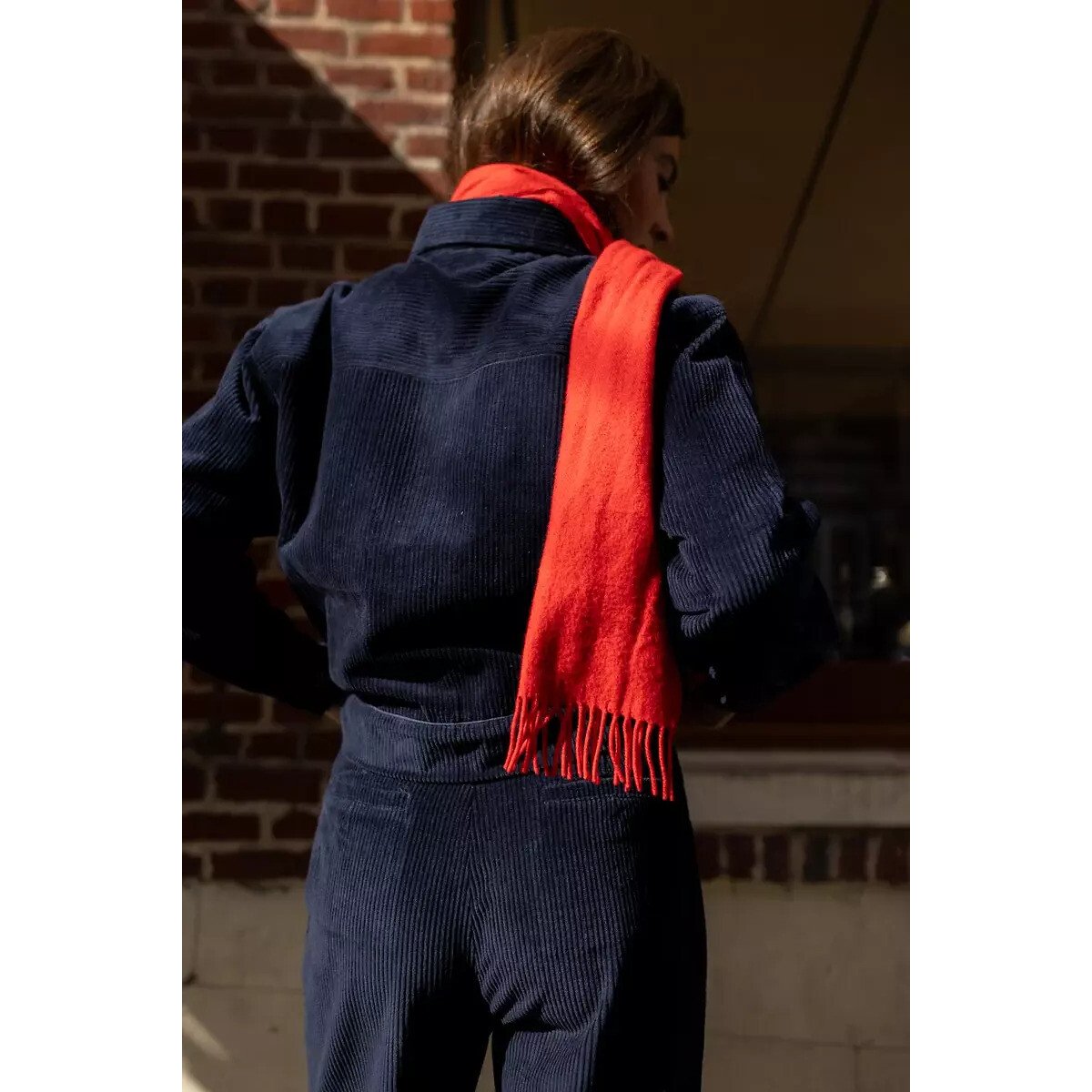 Veste en velours côtelé, KURTA indigo, APACHES COLLECTIONS