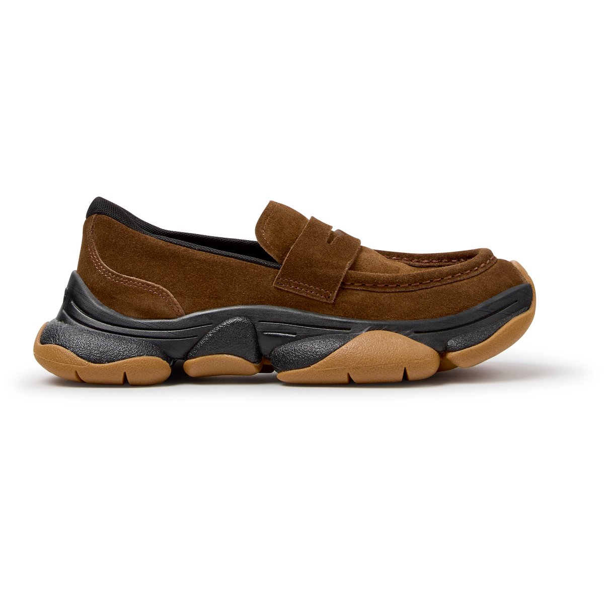 Mocassins Karst 2 Suede Leather brun moyen 004, CAMPER