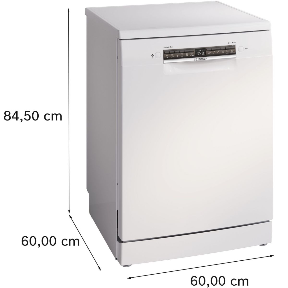 Lave vaisselle 60 cm SMS4EVW00E, SERENITY, Efficient Dry couleur unique, BOSCH