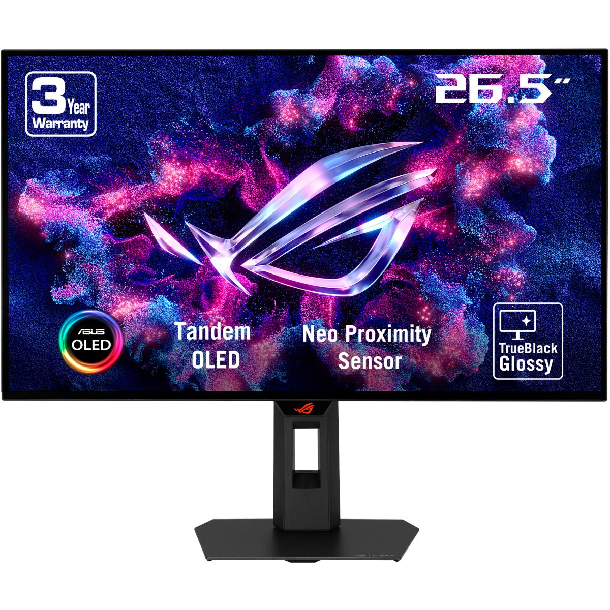 Ecran PC Gamer ROG XG27AQWMG 27" QHD 280Hz OLED HDR True Black 500 HDMI 2.1 couleur unique, ASUS