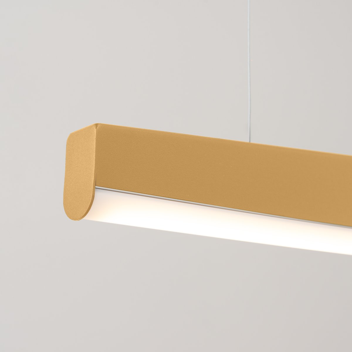 Suspension Acier Doré LED 1 Jorun doré, EDEN