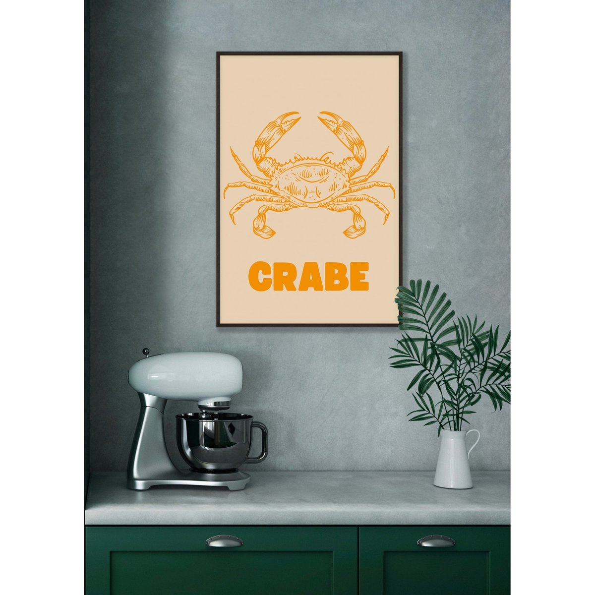 Affiche Crabe blanc, L'AFFICHERIE