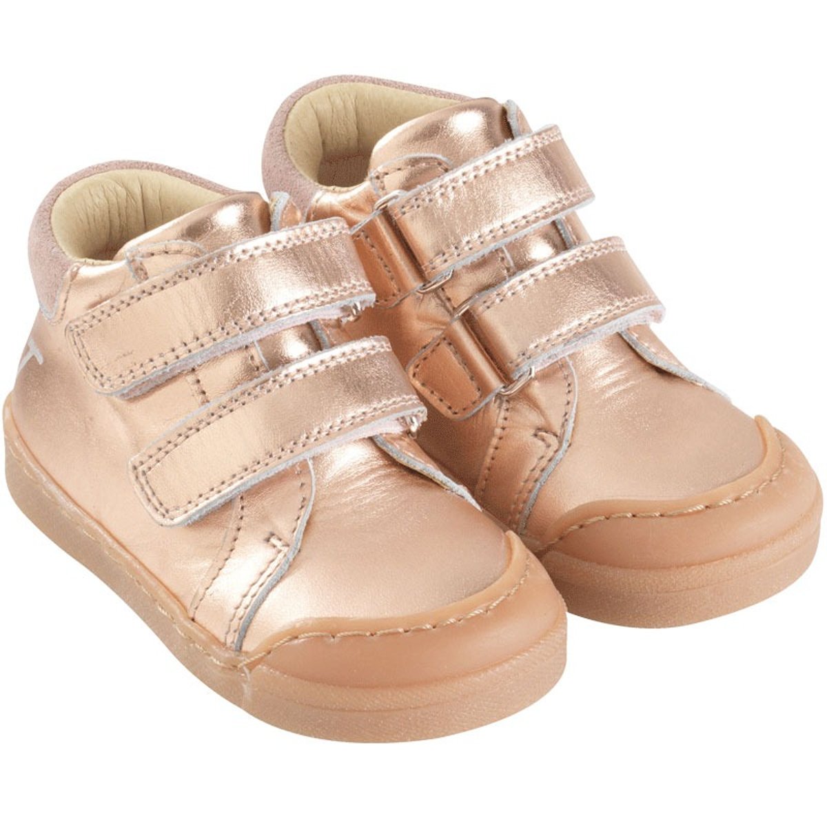 Baskets cuir enfant Scratchy rose, TICHOUPS