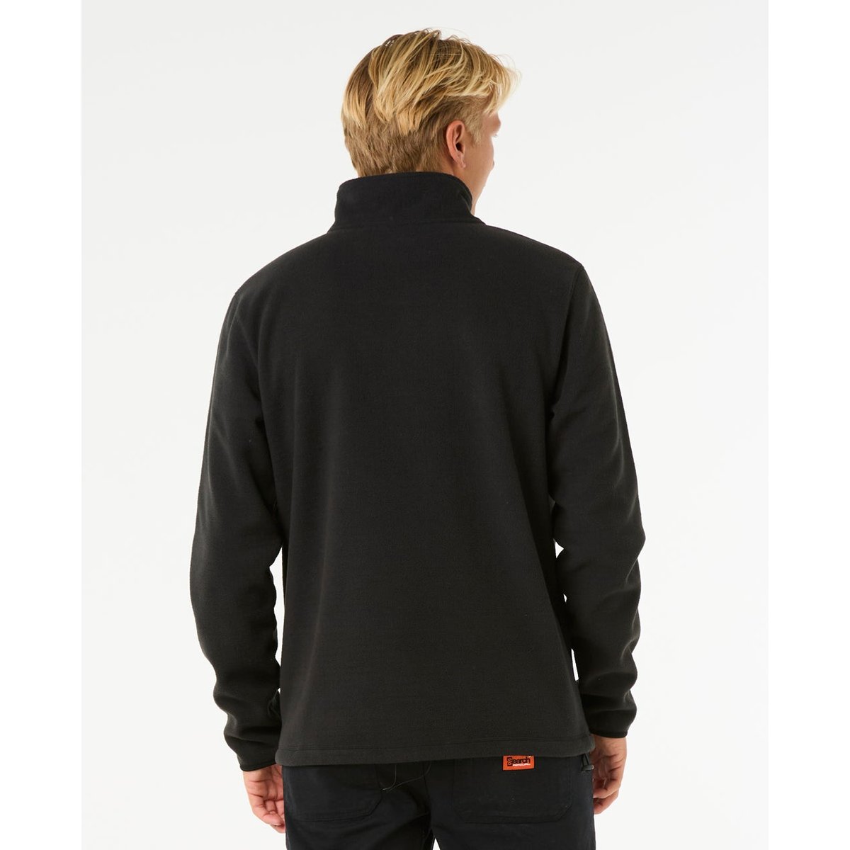 Sweat col rond Polaire SEARCH noir, RIP CURL