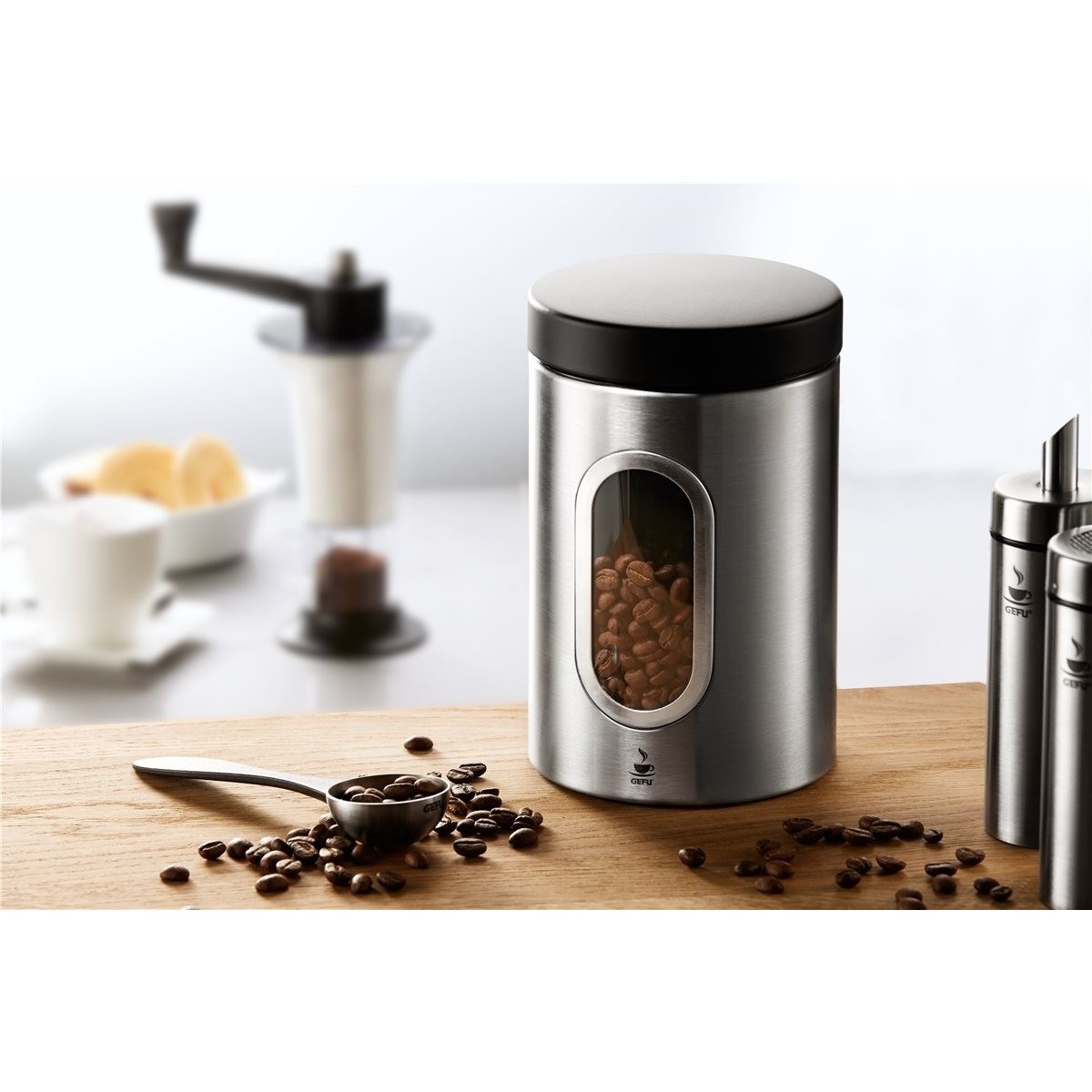 Boîte à café PIERO 500g argent, GEFU