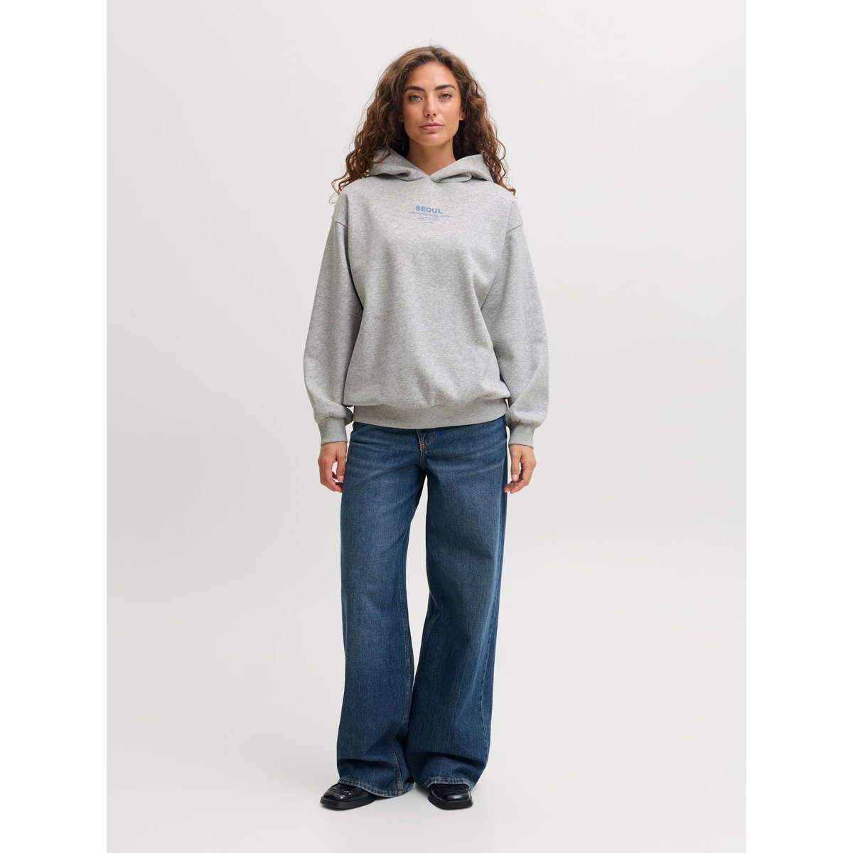 Sweat À Capuche grise - light grey melange, JJXX