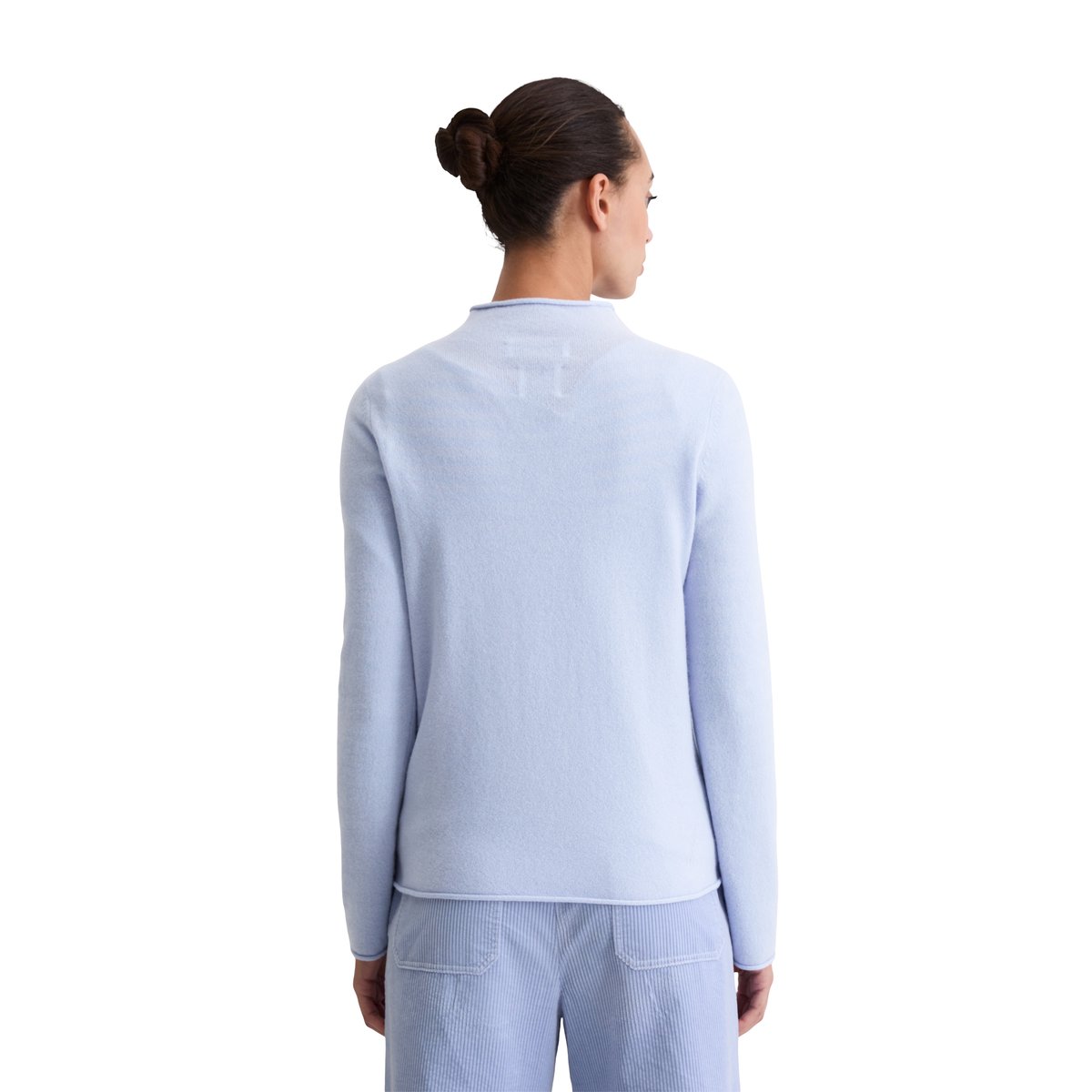 Pull en cachemire regular avec un grand confort de port bleu clair, MARC O'POLO