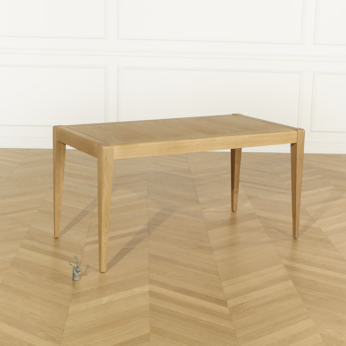 Table extensible en chêne, 6 couverts TENNESSEE beige, ROBIN DES BOIS