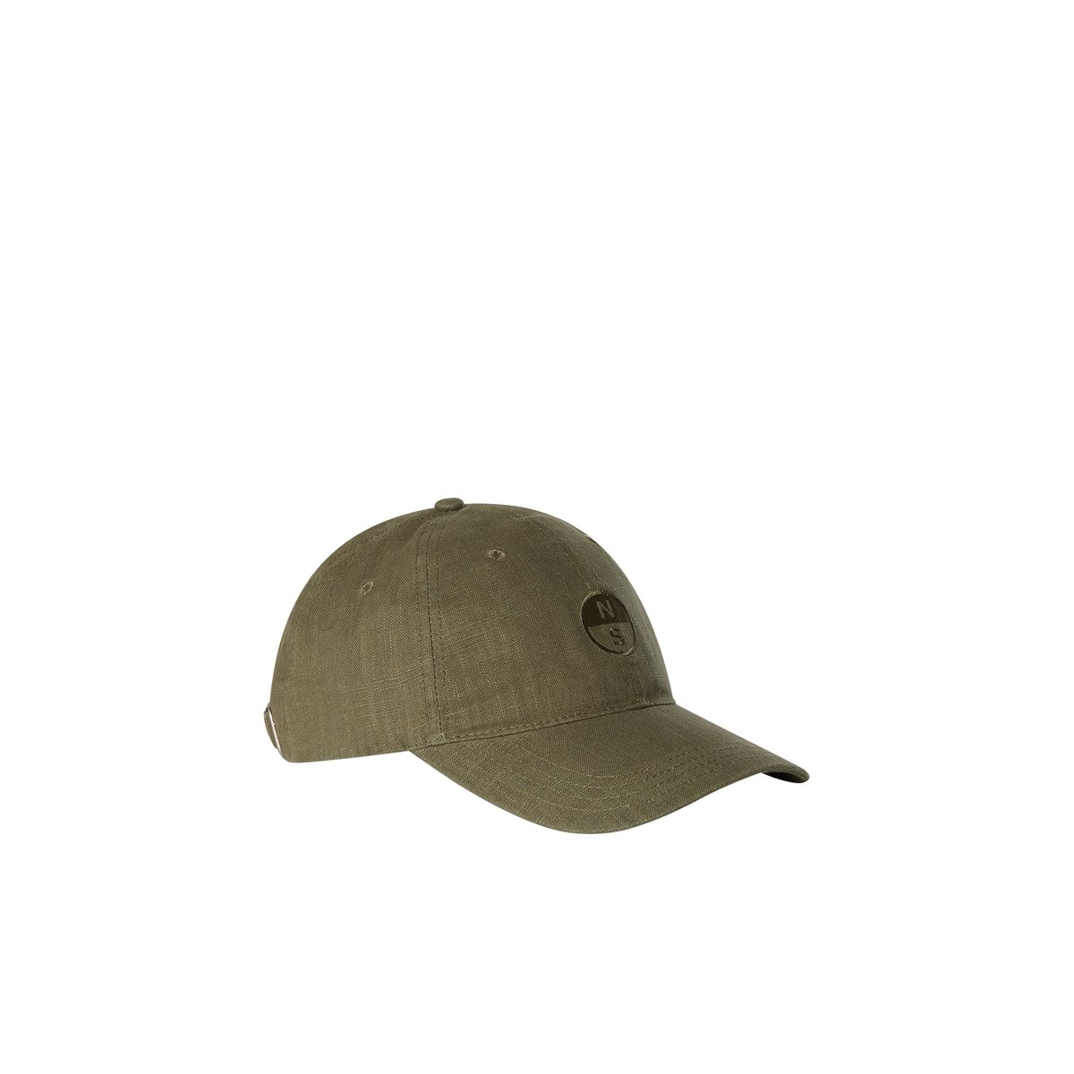 Casquette de baseball en lin vert foncé, NORTH SAILS