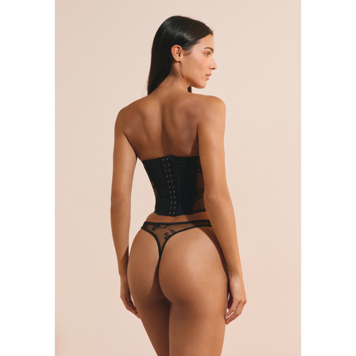 Bustier en dentelle CONSTELLATION noir, ETAM