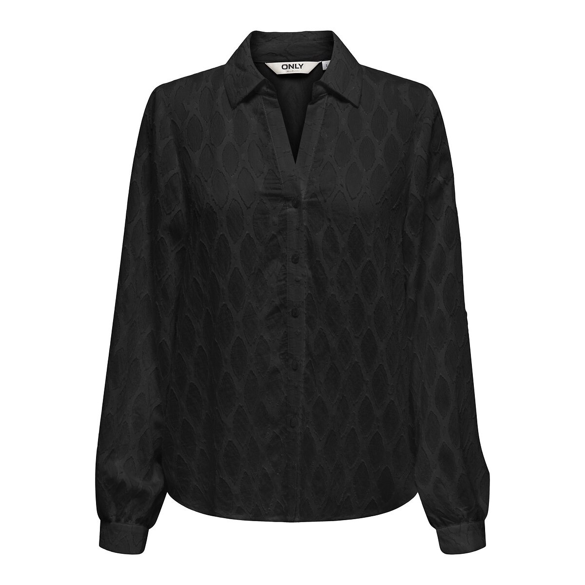 Bluse mit langen Ärmeln schwarz, ONLY
