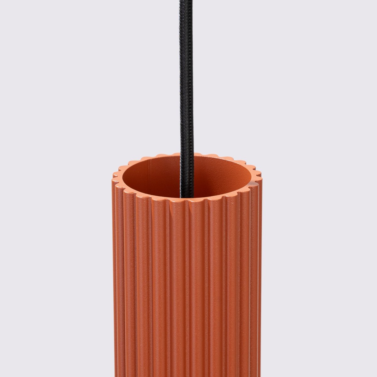 Suspension Aluminium Ocre Rouge GU10 1 Karbon rouge, EDEN