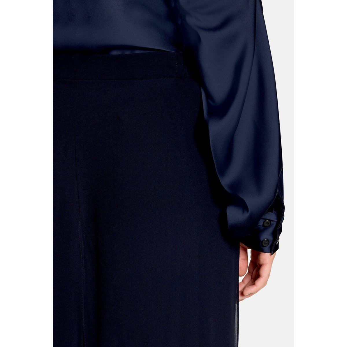 Jupe-culotte au look superposé night sky, VERA MONT