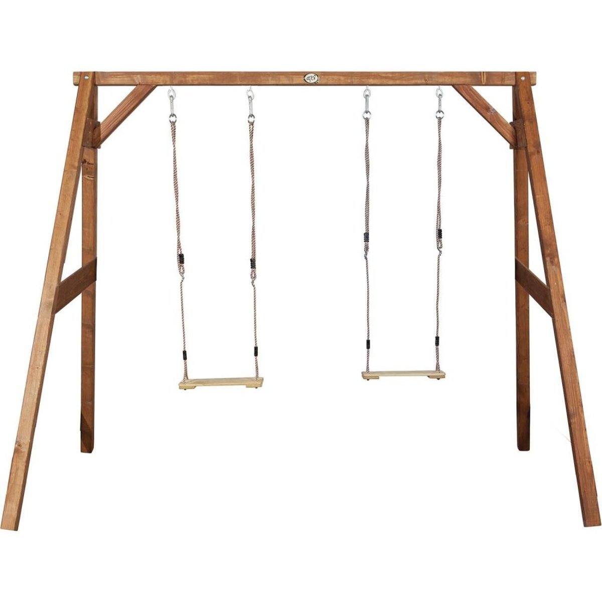 Portique en bois balançoire double Swing Double naturel, AXI