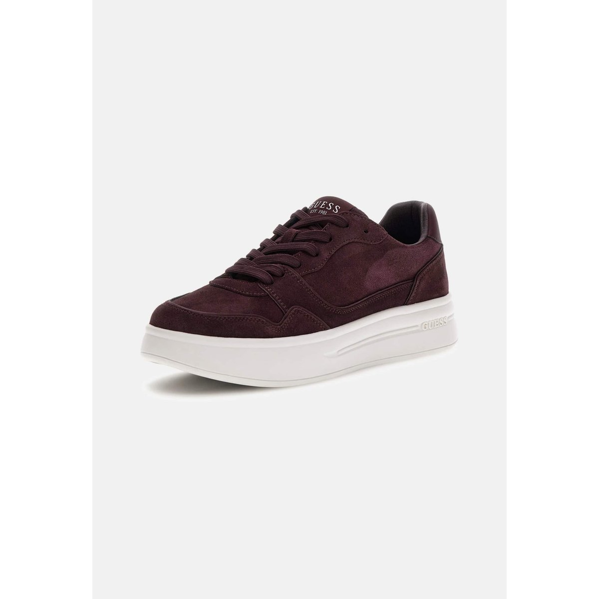 Sneakers Winno Daim Mélangé bordeaux, GUESS