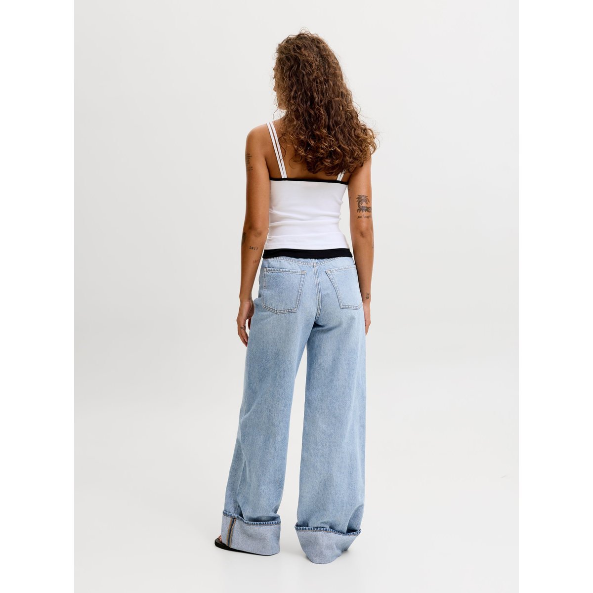 Jean À Coupe Large light blue denim, JJXX