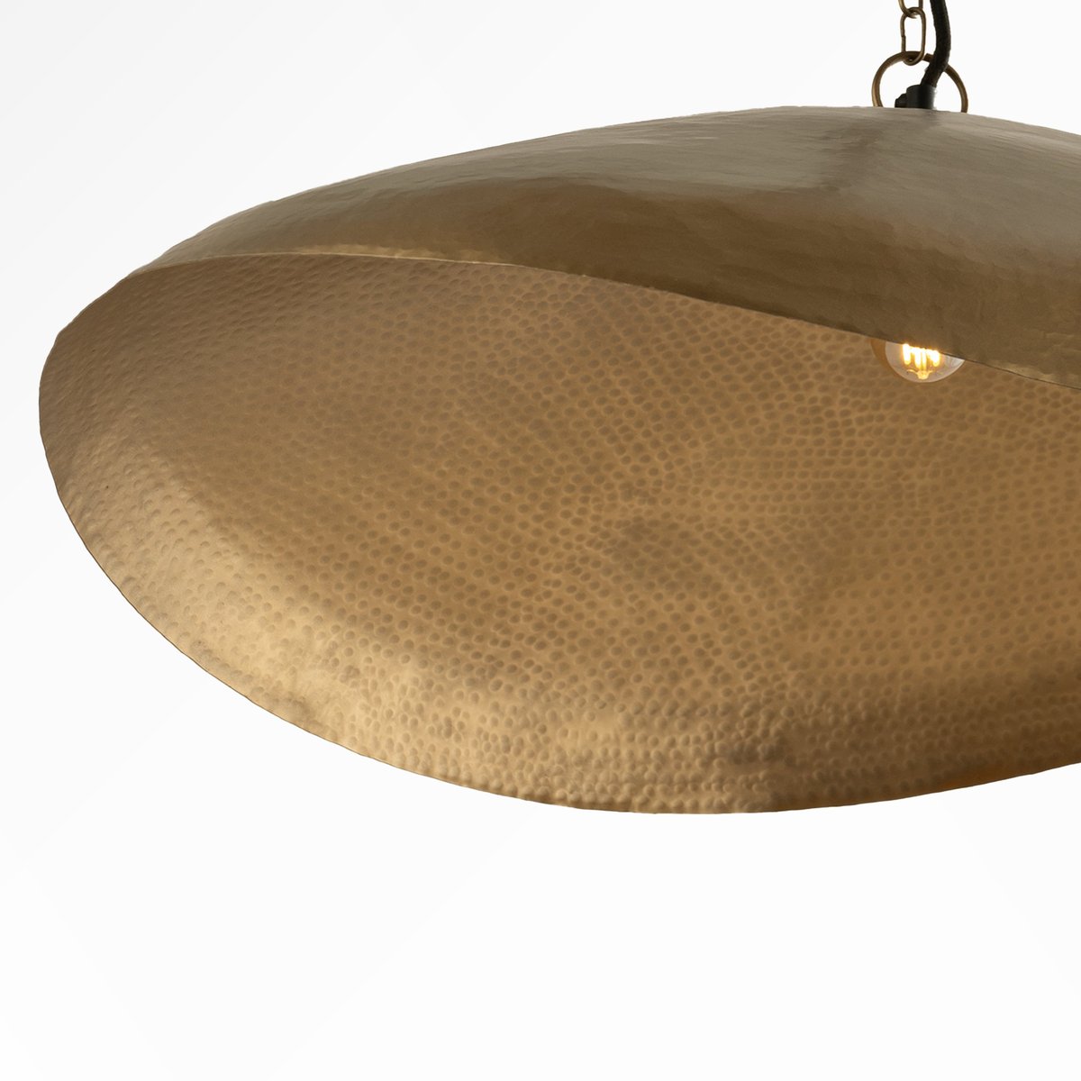 Suspension en métal 72 cm - ELORA doré, MAISON PAVANE