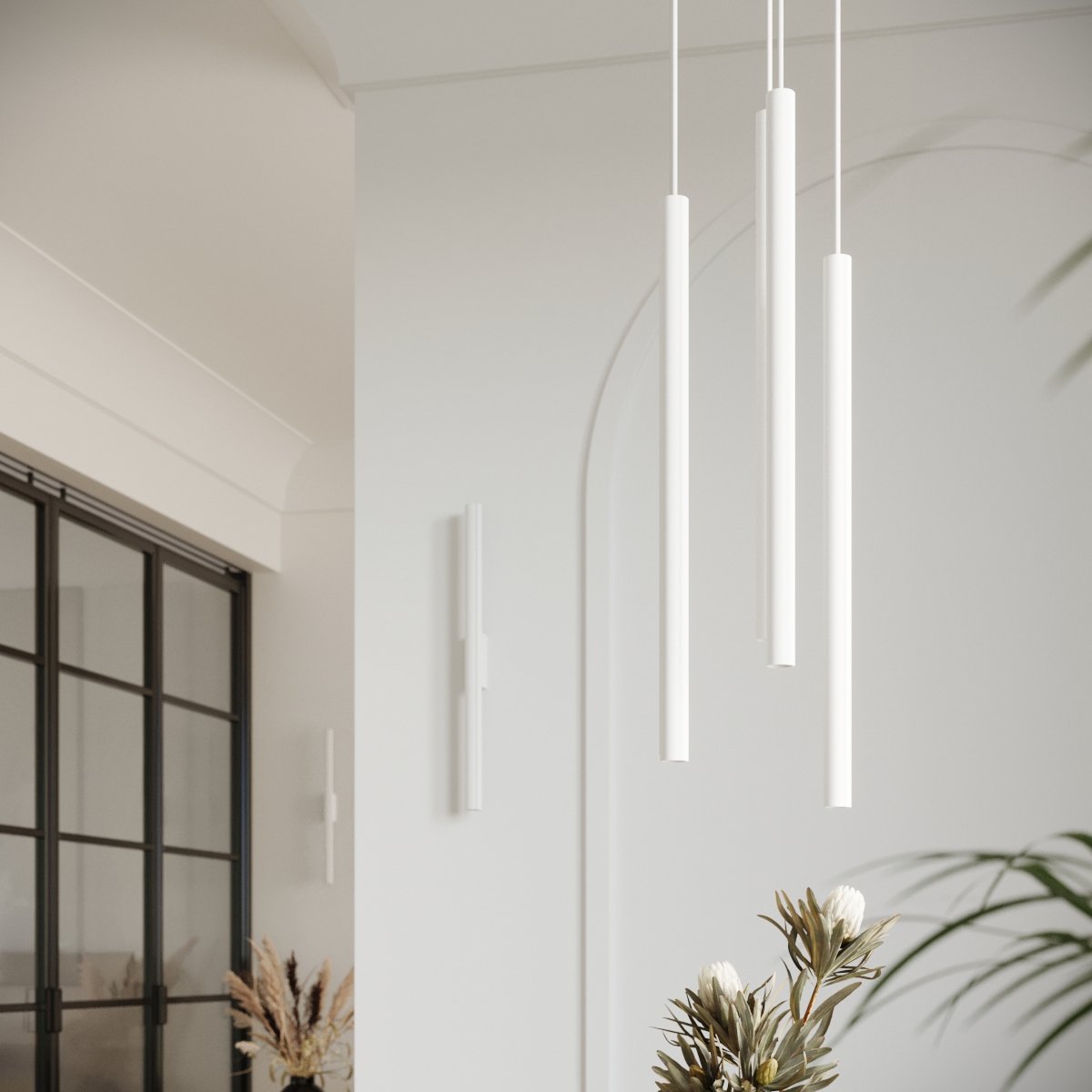 Suspension Acier Blanc G9 2 Pastelo blanc, EDEN