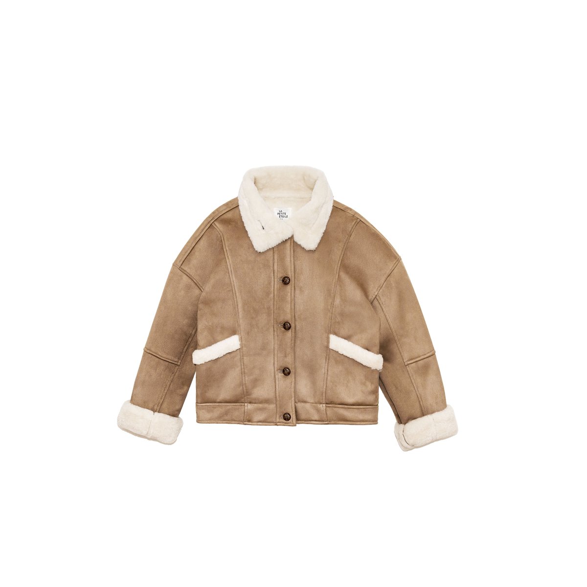 MANTEAU uni NATAL 14-taupe, LA PETITE ETOILE