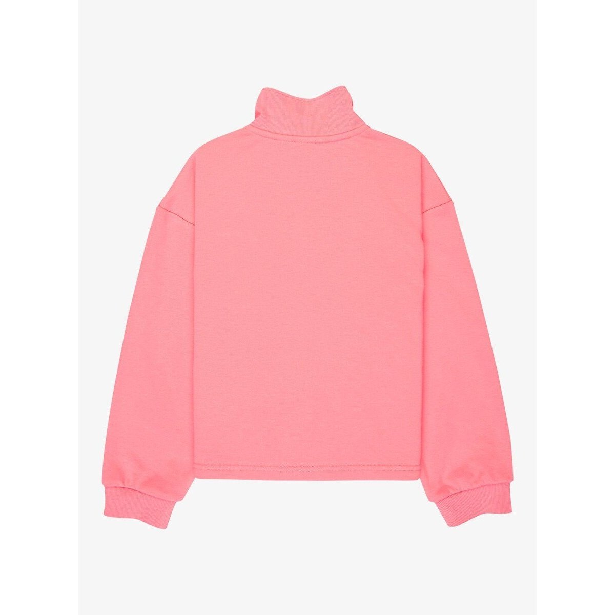 Sweater met schipperskraag, fleece roze, ROXY
