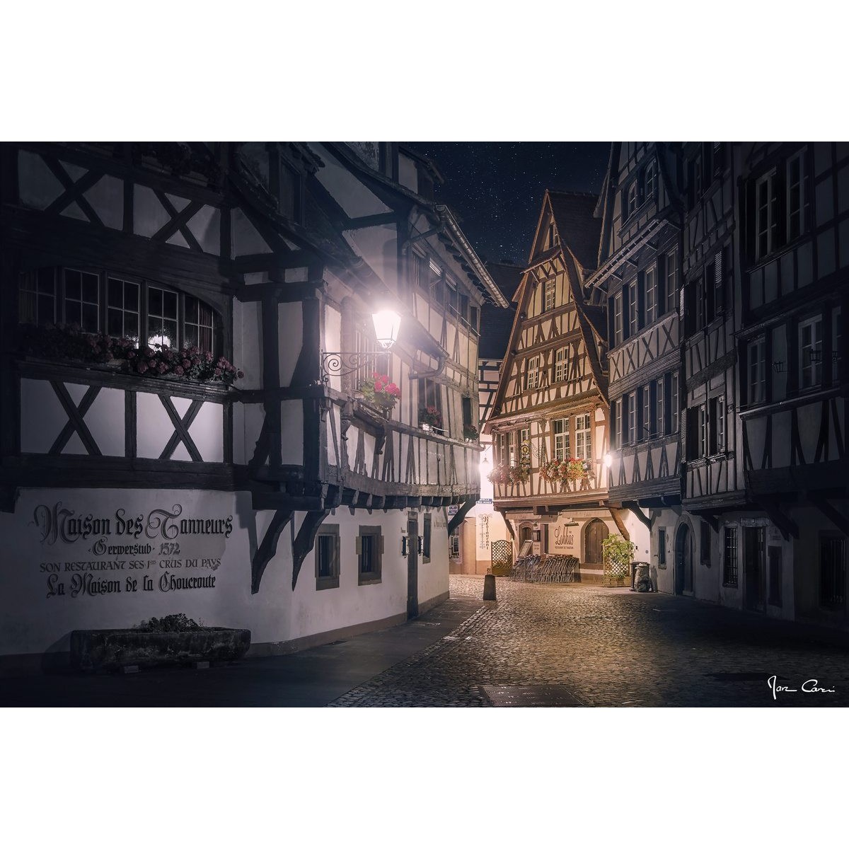 Tableau Mural Rue Du Bain-aux-plantes De Strasbourg CLASSIQUE INTEMPOREL tableau en verre synthétique, CEANOTHE