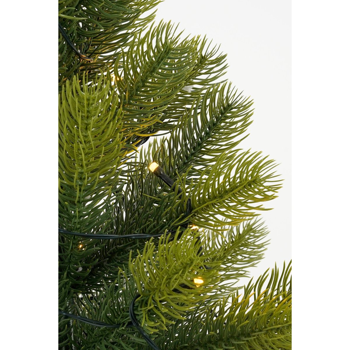 Sapin de Noël artificiel avec LED H60 cm NAGOYA vert, BLACK BOX TREES