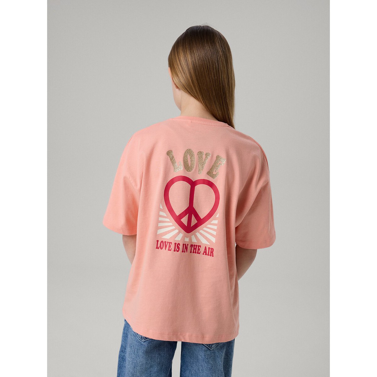 T-shirt met korte mouwen koraal, NAME IT