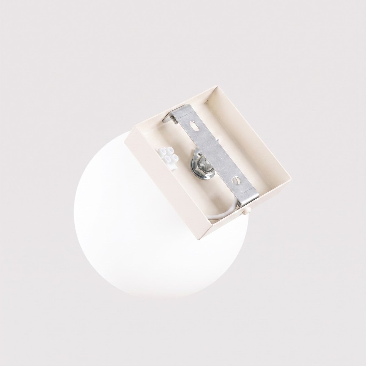 Plafonnier Acier Beige G9 1 Yoli beige, EDEN
