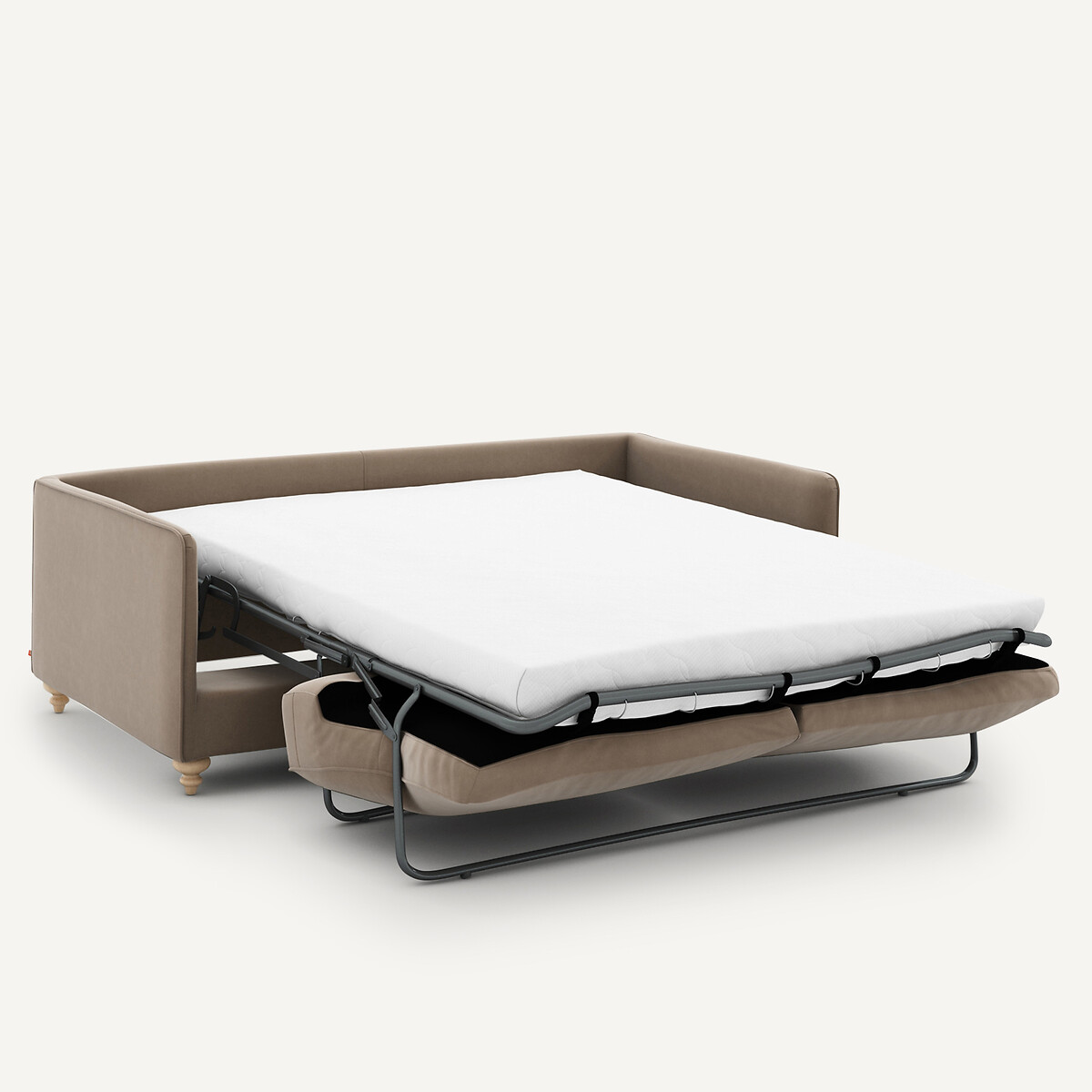 Omvormbare 3-zits fluwelen zetel, Lazare beige cendré, AM.PM