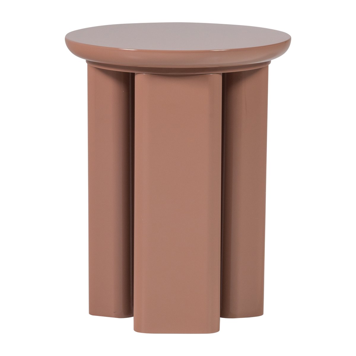 Table d'appoint en mdf ORIVO rose poudré, WOOOD