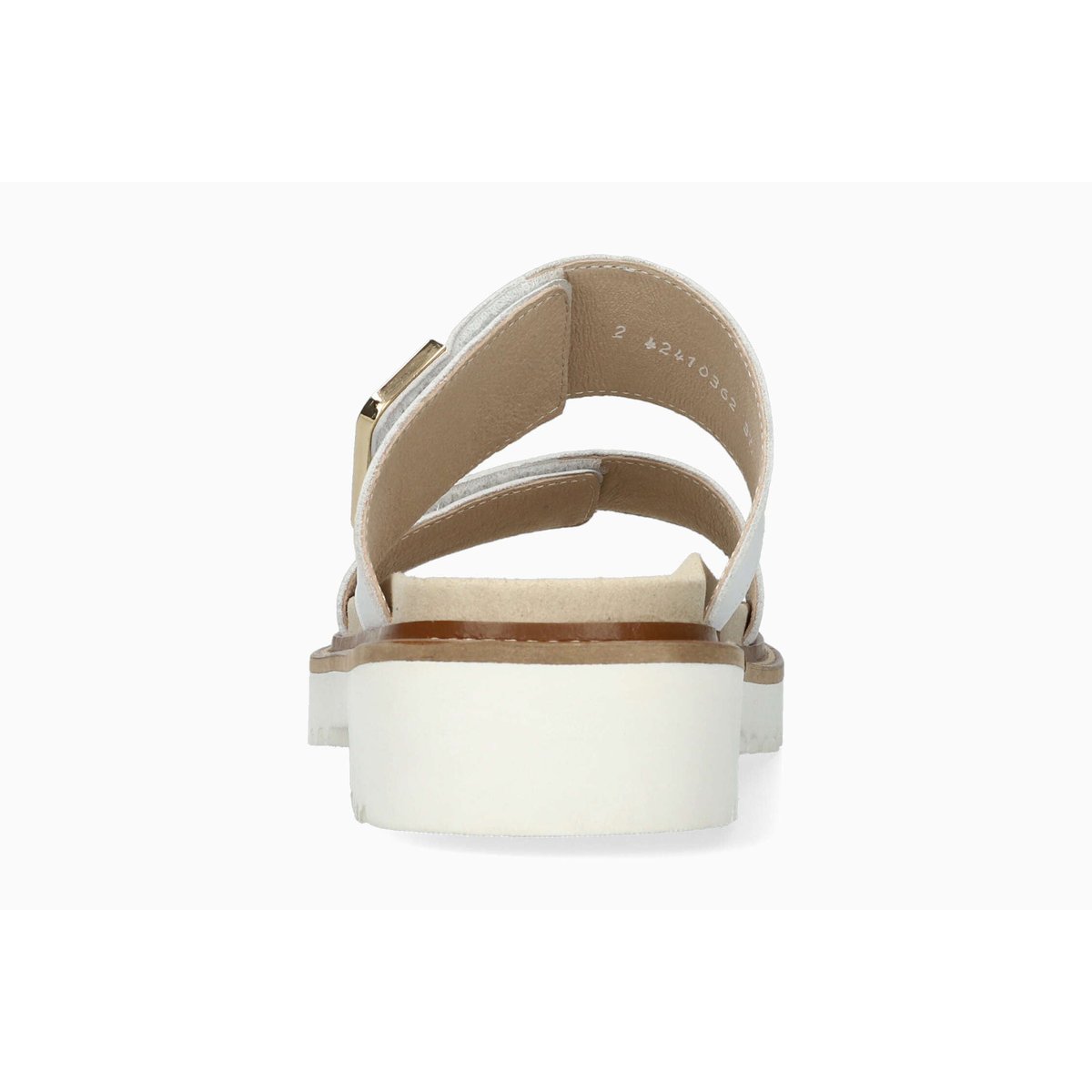 Sandales en cuir VONNY blanc pur 5147, MEPHISTO