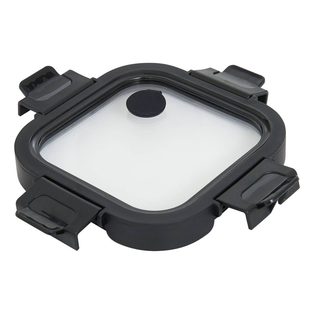 Boîte de conservation carrée 0,32L CLIPEATPLUS transparent, 5FIVE SIMPLY SMART