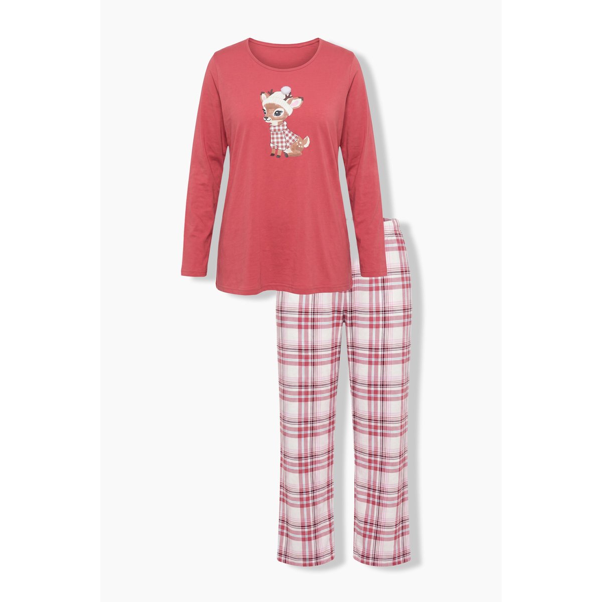 Pyjama motif faon feuille morte, ULLA POPKEN