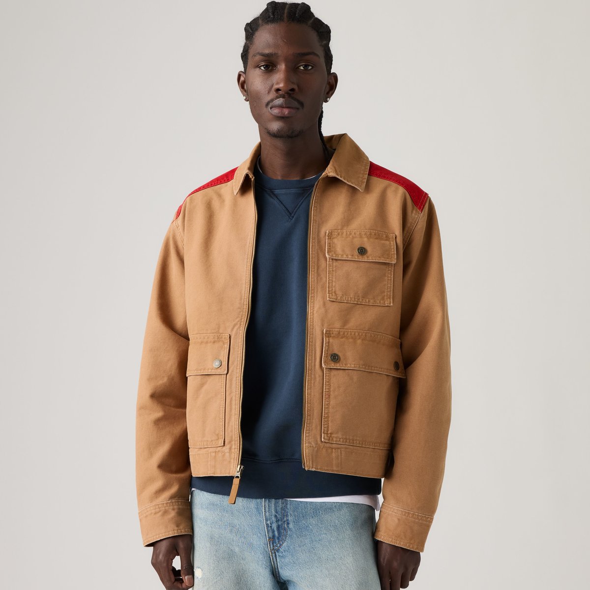 Veste Utility Newell beige - foxtrot brown, LEVI'S