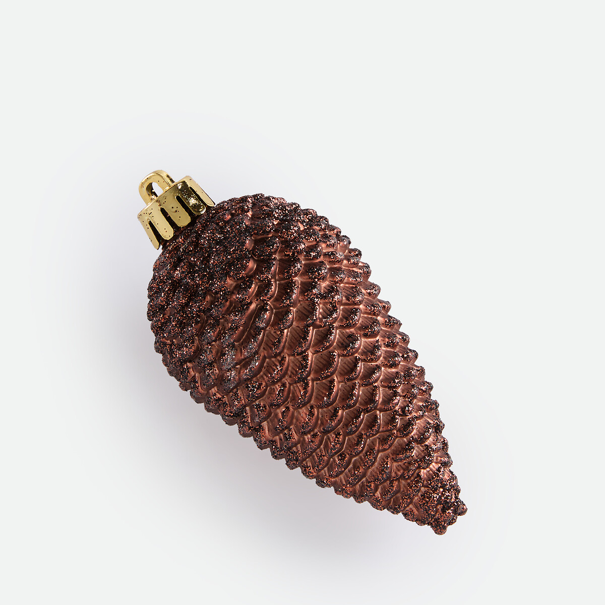 Lot de 6 pommes de pin de Noël à suspendre, CASPAR brun, LA REDOUTE INTERIEURS