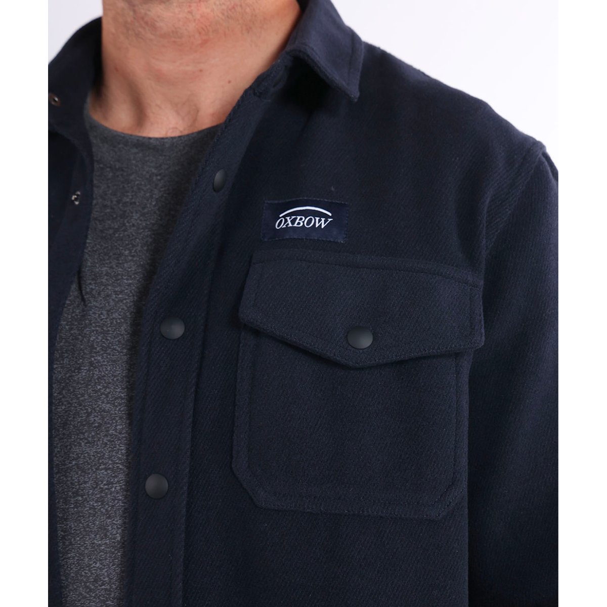 Surchemise twill MIST deep marine, OXBOW