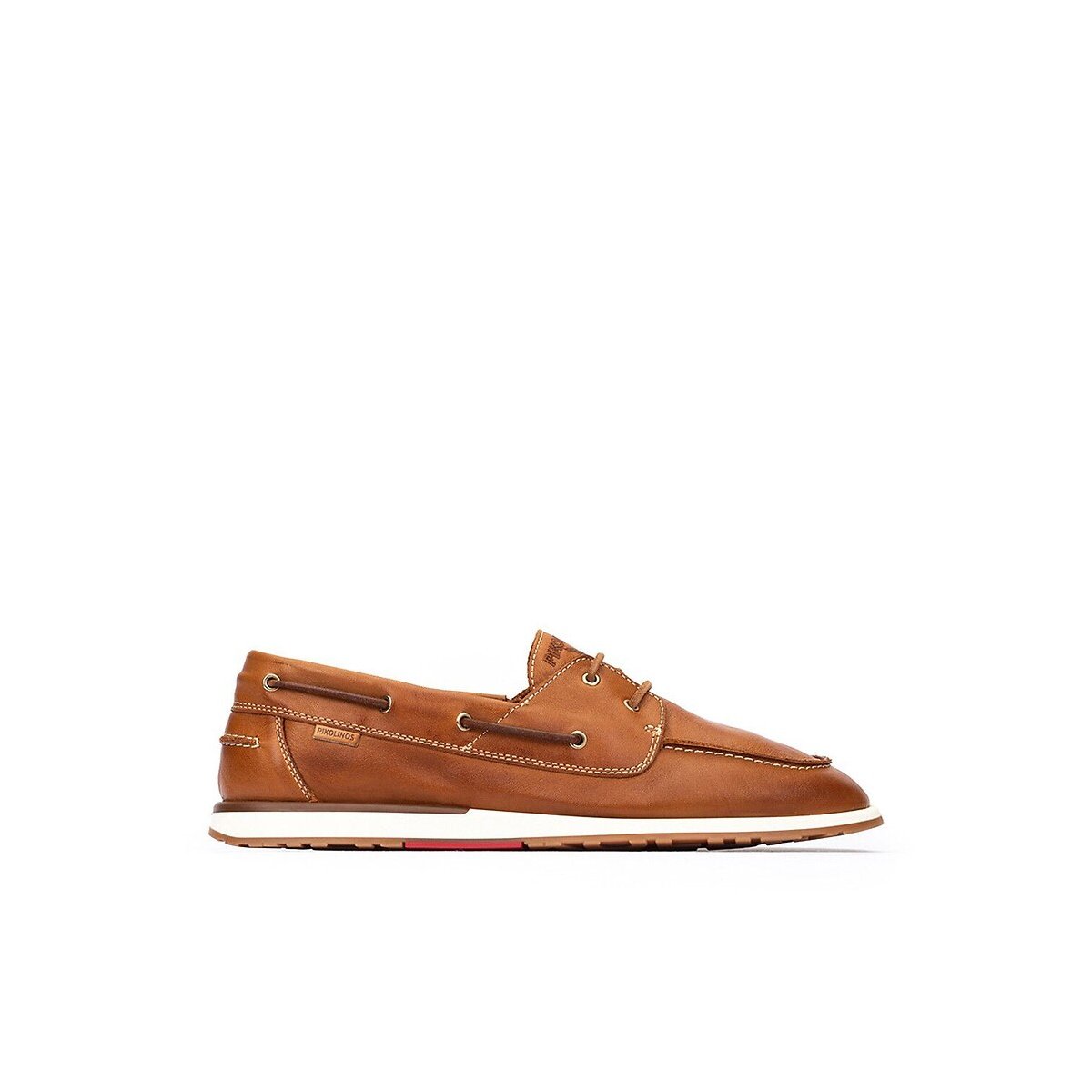 Chaussures bateau en cuir, DENIA cognac, PIKOLINOS