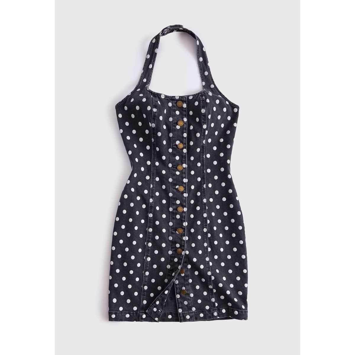 Mini Dress Sans Manches points noirs, GUESS