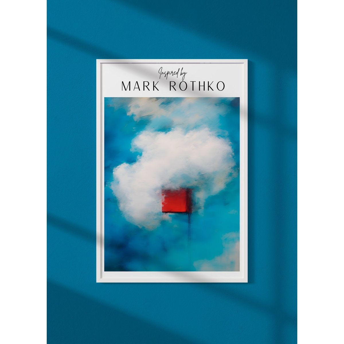 Affiche Mark Rothko n°18 blanc, L'AFFICHERIE